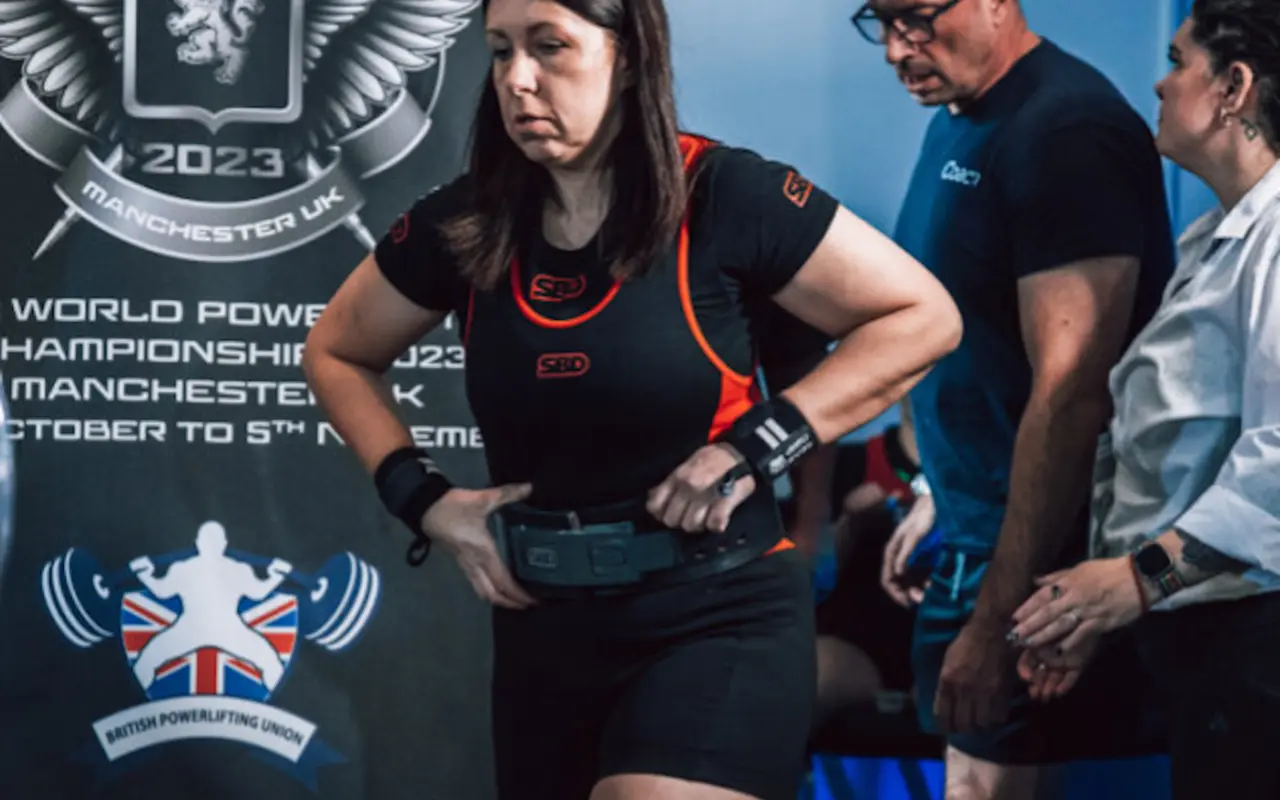 Walking out to the competition platform